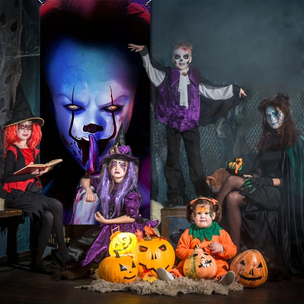Grinfall — Haunted Clown Banner