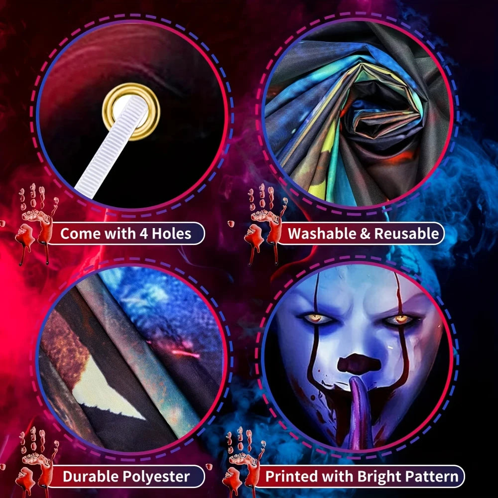 Grinfall — Haunted Clown Banner