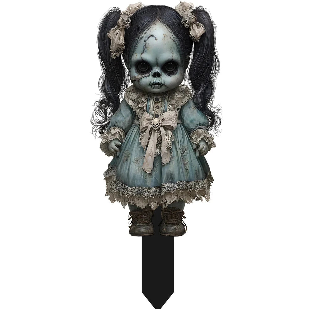 GrimCrow™ — Haunted Scarecrow Yard Prop