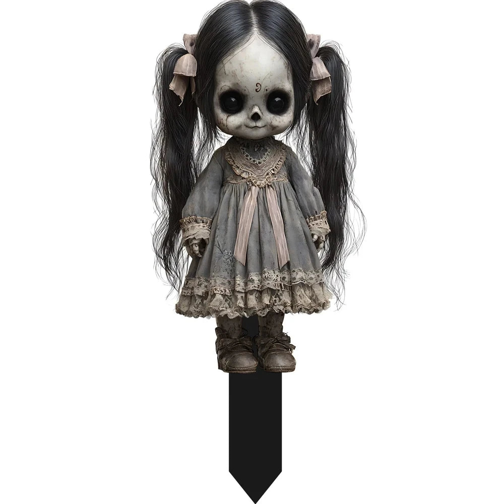 GrimCrow™ — Haunted Scarecrow Yard Prop