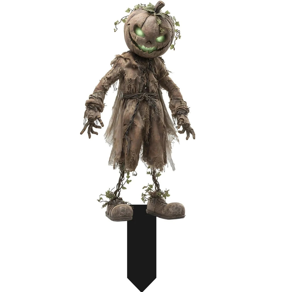 GrimCrow™ — Haunted Scarecrow Yard Prop
