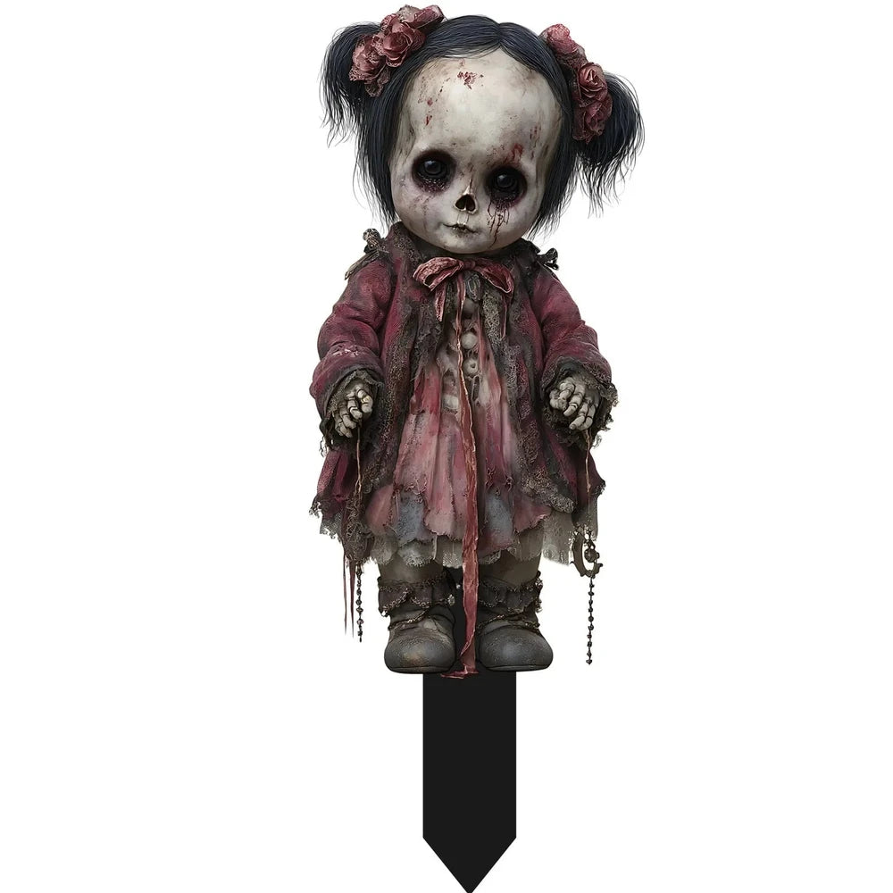 GrimCrow™ — Haunted Scarecrow Yard Prop