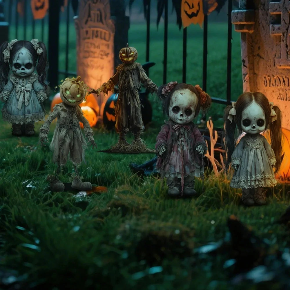 GrimCrow™ — Haunted Scarecrow Yard Prop