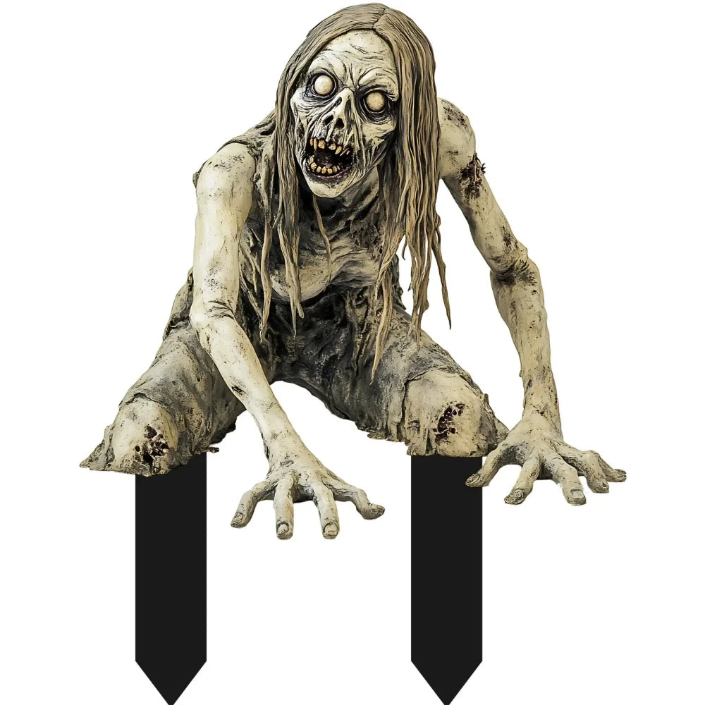 GrimCrow™ — Haunted Scarecrow Yard Prop