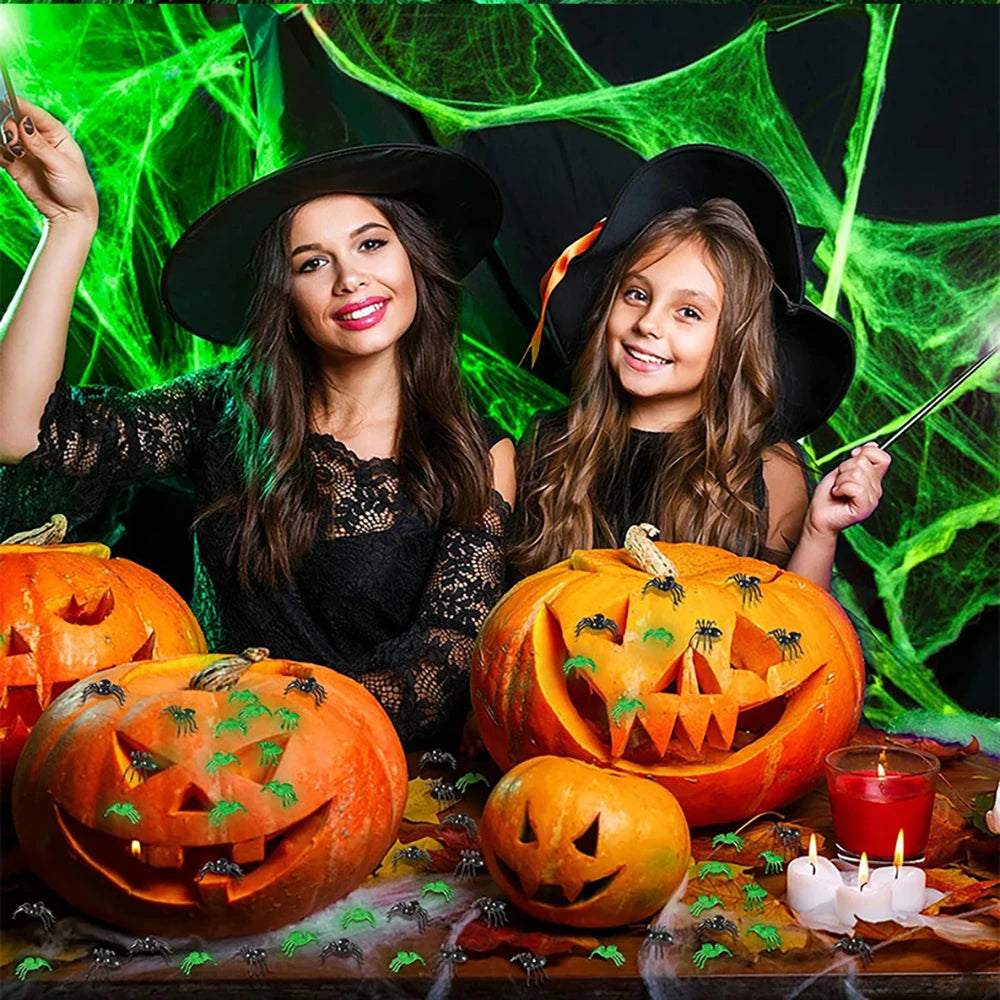 HexWeb™ — Glow-In-The-Dark Spider Web