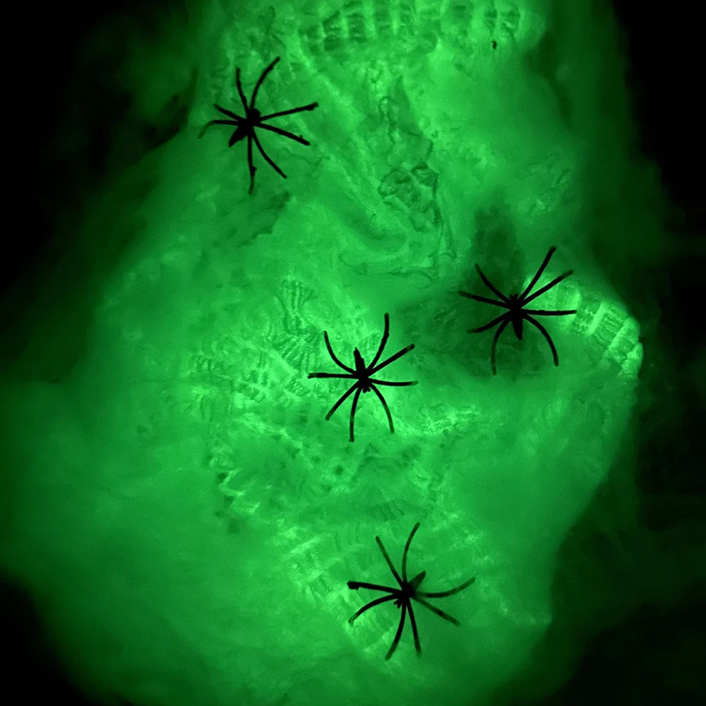 HexWeb™ — Glow-In-The-Dark Spider Web